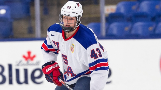 Luke Hughes , USA Hockey/Rena Laverty