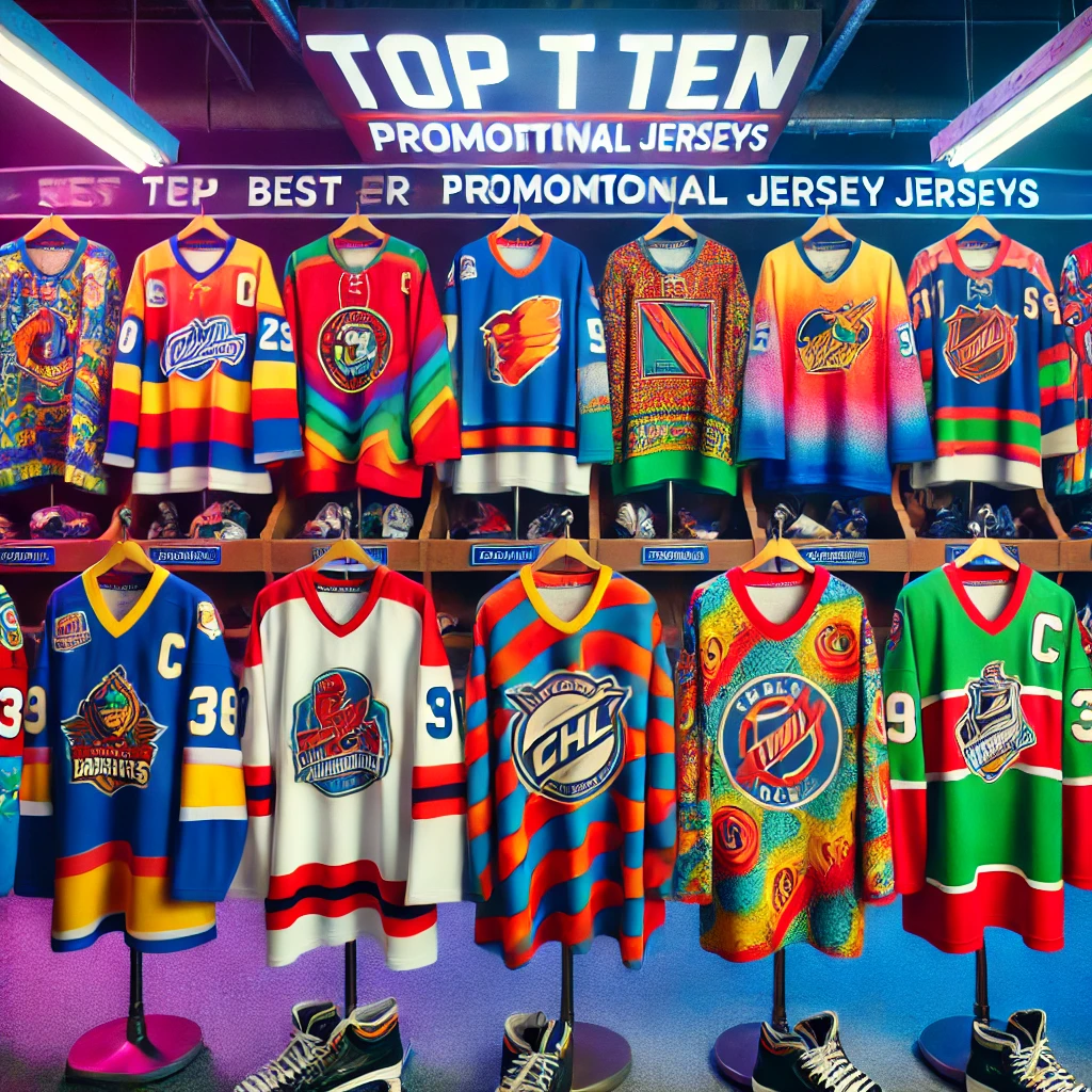 Top Ten All Time Best ECHL Promo, Throwback And Themed Jerseys